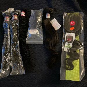 Virgin hair bundles plus more deal
